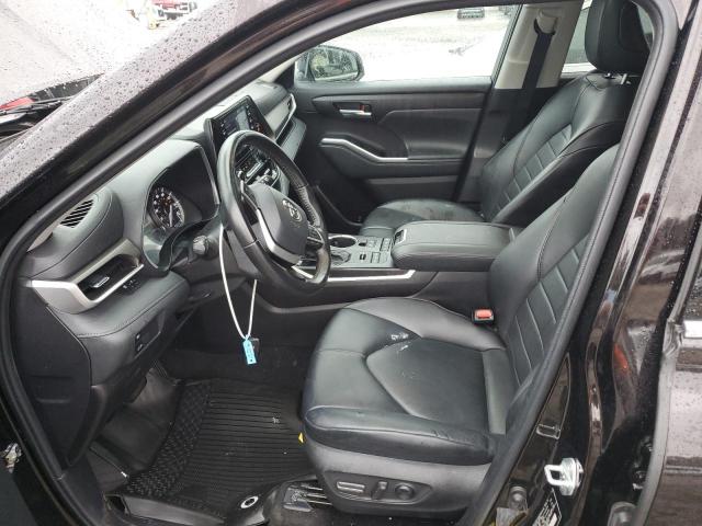 5TDHZRBH7NS175169 - 2022 TOYOTA HIGHLANDER XLE BLACK photo 7