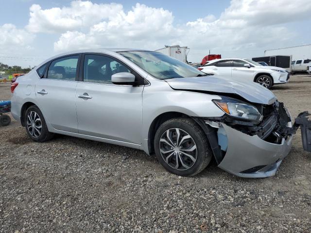 3N1AB7AP0HY374390 - 2017 NISSAN SENTRA S SILVER photo 4