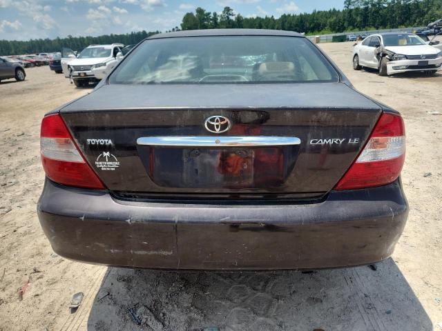 4T1BE32K22U542640 - 2002 TOYOTA CAMRY LE BROWN photo 6