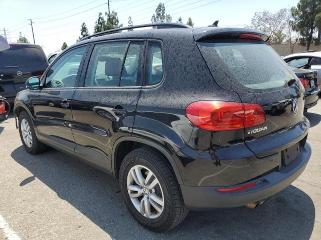 WVGAV7AXXHK026417 - 2017 VOLKSWAGEN TIGUAN S BLACK photo 2