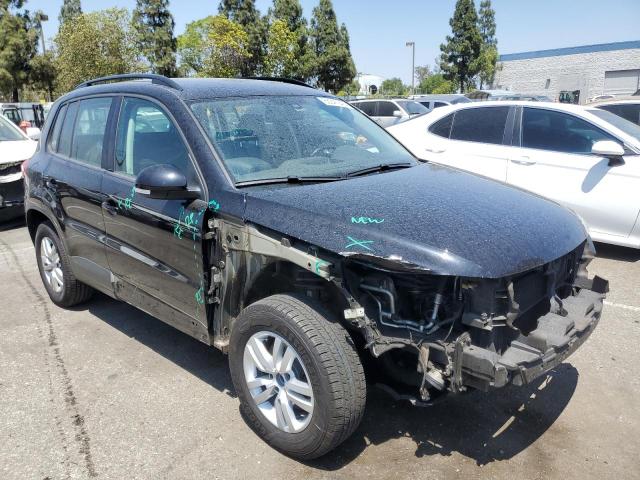 WVGAV7AXXHK026417 - 2017 VOLKSWAGEN TIGUAN S BLACK photo 4
