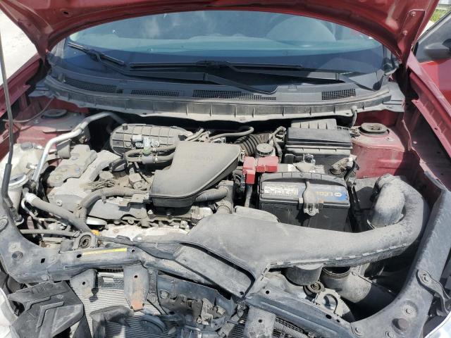 JN8AS5MV7CW376962 - 2012 NISSAN ROGUE S წითელი ფოტო 11