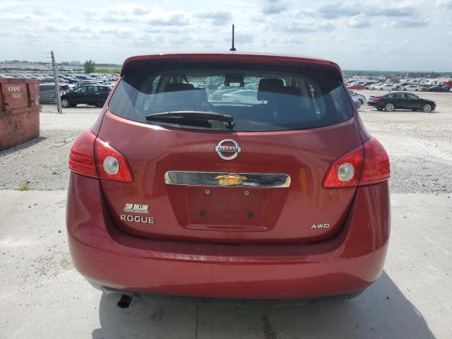 JN8AS5MV7CW376962 - 2012 NISSAN ROGUE S წითელი ფოტო 6
