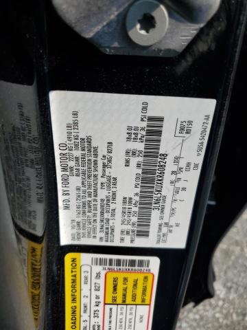 3LN6L5KUXKR608248 - 2019 LINCOLN MKZ შავი ფოტო 12