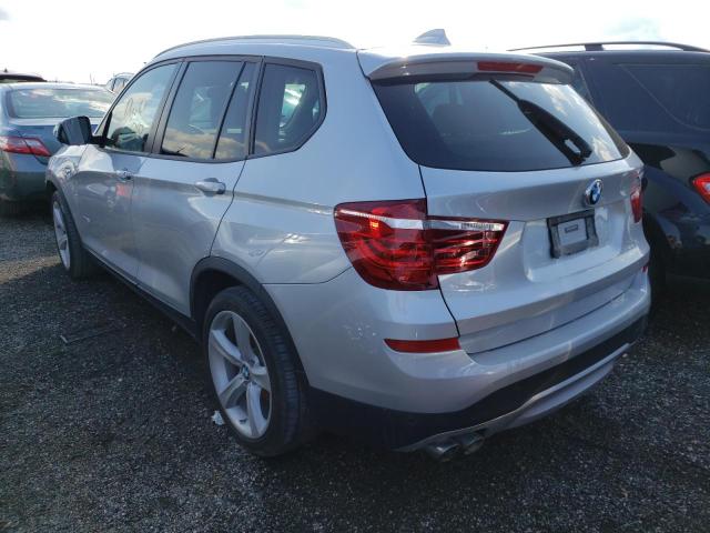 5UXWX9C58H0T09937 - 2017 BMW X3 XDRIVE28I SILVER photo 3