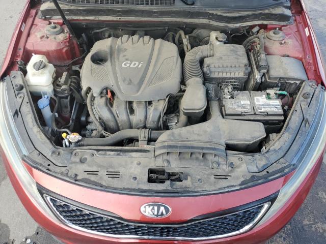 5XXGM4A76EG337946 - 2014 KIA OPTIMA LX RED photo 11