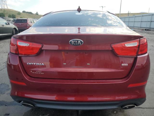 5XXGM4A76EG337946 - 2014 KIA OPTIMA LX RED photo 6