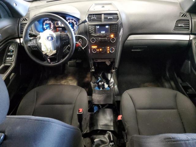 1FM5K8AT1KGB15719 - 2019 FORD EXPLORER POLICE INTERCEPTOR BLUE photo 8