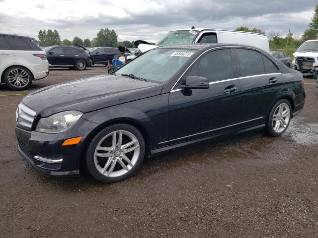 WDDGF8FB6CA688997 - 2012 MERCEDES-BENZ C 250 4MATIC BLACK photo 1