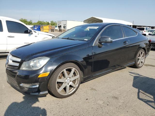 WDDGJ4HB1DF971283 - 2013 MERCEDES-BENZ C 250 BLACK photo 1