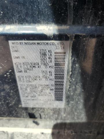 5N1AR2MM4FC624311 - 2015 NISSAN PATHFINDER S Mavi fotoğraf 13