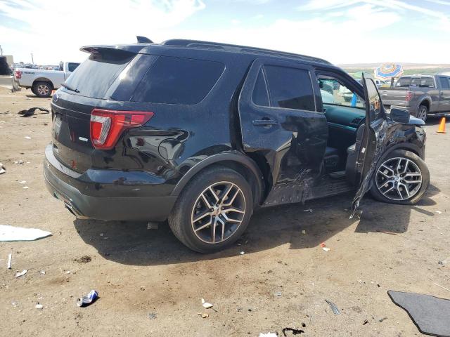 1FM5K8GT9GGC05215 - 2016 FORD EXPLORER SPORT BLACK photo 3