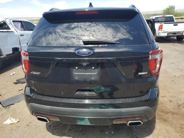 1FM5K8GT9GGC05215 - 2016 FORD EXPLORER SPORT BLACK photo 6