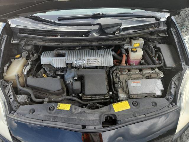 JTDKN3DU9C5394713 - 2012 TOYOTA PRIUS BLACK photo 11