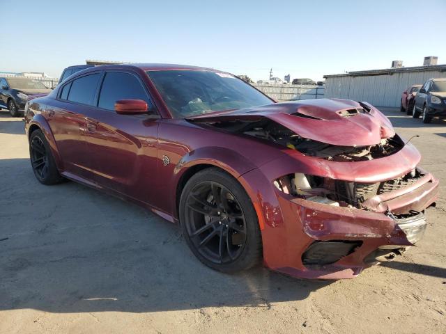 2C3CDXL95LH157404 - 2020 DODGE CHARGER SRT HELLCAT BURGUNDY photo 4