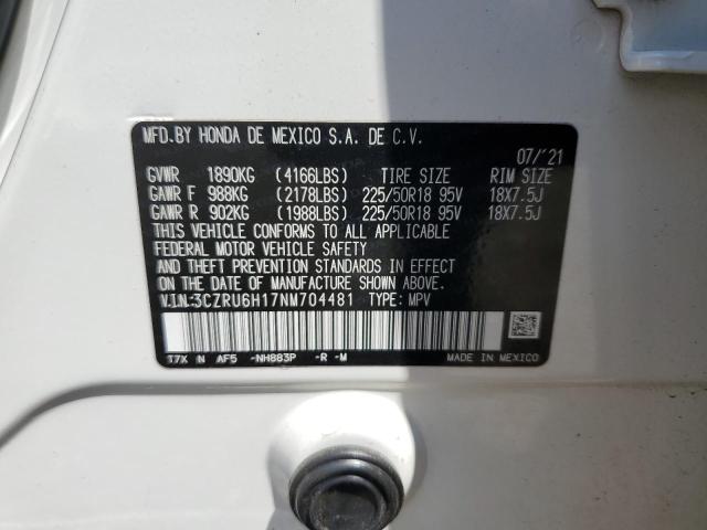 3CZRU6H17NM704481 - 2022 HONDA HR-V SPORT 白色 照片 14