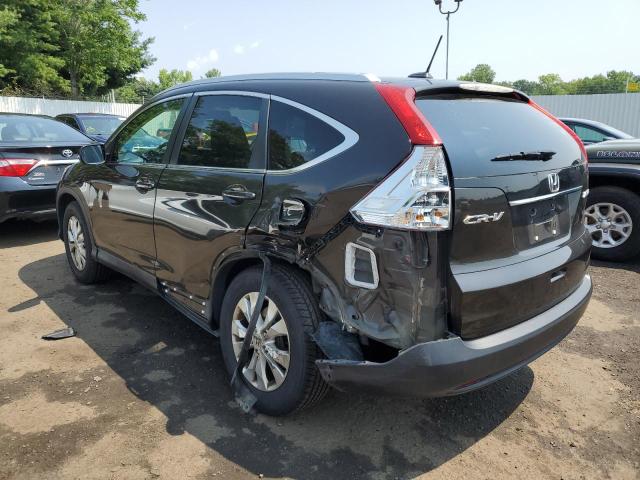 5J6RM4H77EL105316 - 2014 HONDA CR-V EXL BROWN photo 2