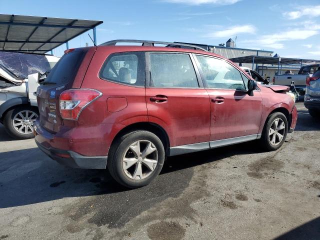 JF2SJABC6FH475523 - 2015 SUBARU FORESTER 2.5I MAROON photo 3