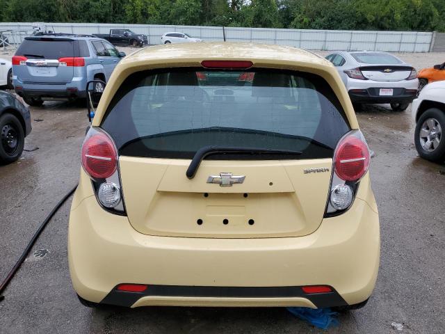 KL8CD6S99EC541854 - 2014 CHEVROLET SPARK 1LT YELLOW photo 6