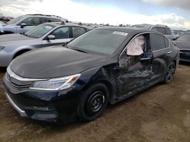 1HGCR3F93GA014233 - 2016 HONDA ACCORD TOURING BLACK photo 1