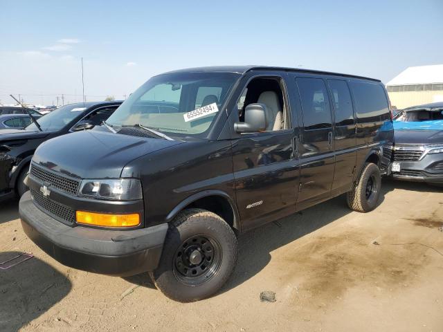 1GCFH25T431136907 - 2003 CHEVROLET EXPRESS G2 BLACK photo 1