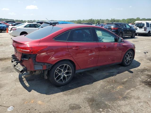 1FADP3H20HL346022 - 2017 FORD FOCUS SEL RED photo 3