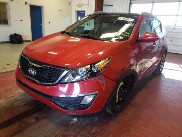 KNDPCCA62D7396925 - 2013 KIA SPORTAGE SX RED photo 9