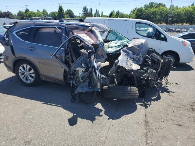 2HKRM4H77EH632783 - 2014 HONDA CR-V EXL SILVER photo 4