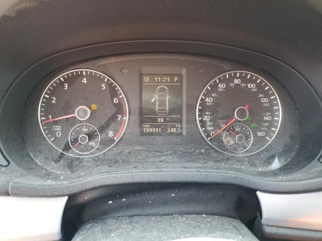 1VWBP7A39CC064057 - 2012 VOLKSWAGEN PASSAT SE SILVER photo 9