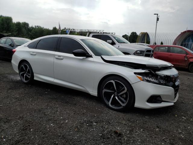 1HGCV2F35MA018197 - 2021 HONDA ACCORD SPORT WHITE photo 4