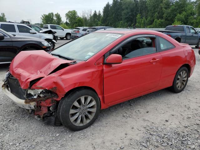 2HGFG12979H526434 - 2009 HONDA CIVIC EXL RED photo 1