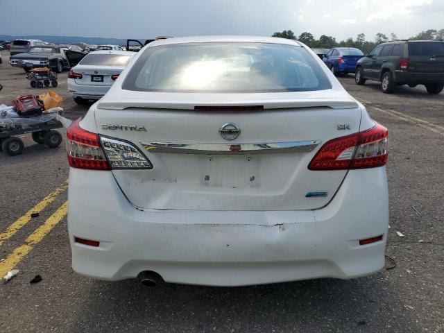 3N1AB7AP7DL561391 - 2013 NISSAN SENTRA S WHITE photo 6