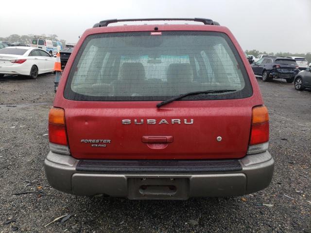 JF1SF6555XH748405 - 1999 SUBARU FORESTER S წითელი ფოტო 6