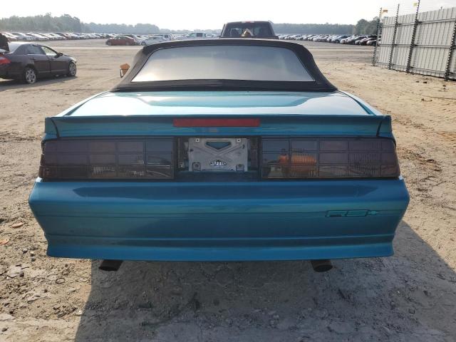 1G1FP33E5ML196514 - 1991 CHEVROLET CAMARO RS TEAL photo 6