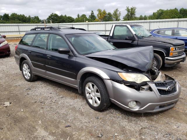 4S4BP61C797325924 - 2009 SUBARU OUTBACK 2.5I GRAY photo 4