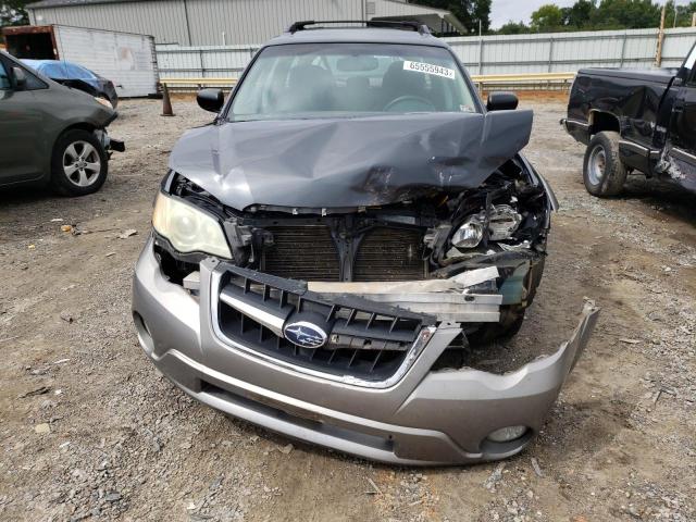 4S4BP61C797325924 - 2009 SUBARU OUTBACK 2.5I GRAY photo 5