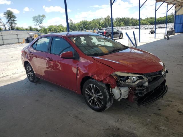 2T1BURHE6GC651361 - 2016 TOYOTA COROLLA L 红色 照片 4