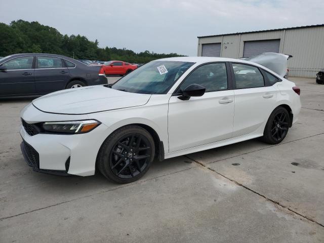 2HGFE2F56SH586679 - 2025 HONDA CIVIC SPORT WHITE photo 2