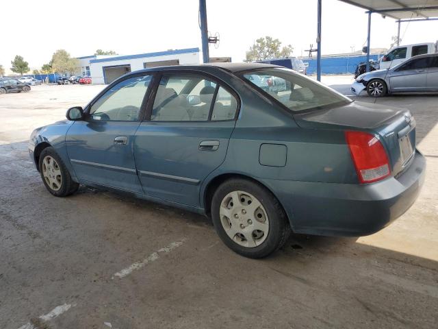 KMHDN45D93U617380 - 2003 HYUNDAI ELANTRA GLS TEAL photo 2