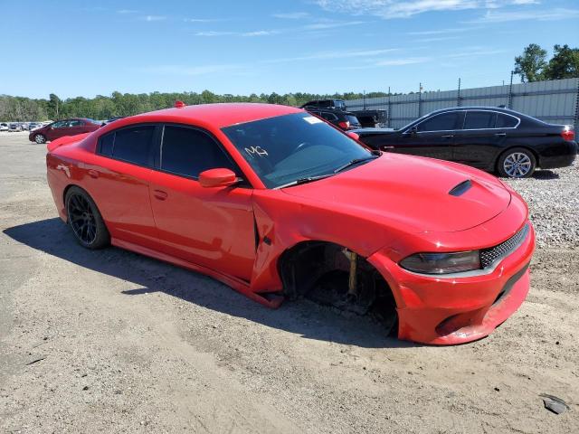 2C3CDXCT5KH575116 - 2019 DODGE CHARGER R/T RED photo 4