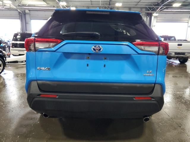 JTMMWRFV4KD033795 - 2019 TOYOTA RAV4 LE BLUE photo 6