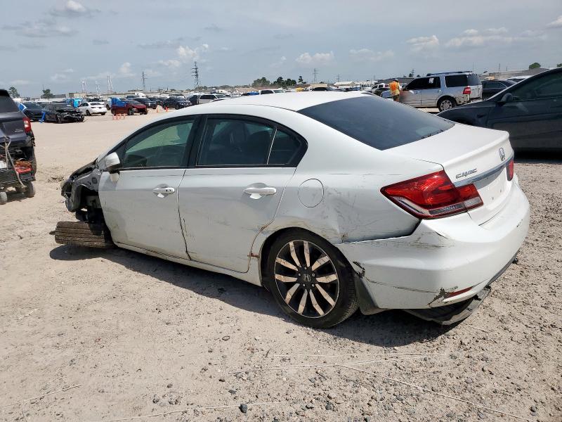 19XFB2F97FE041280 - 2015 HONDA CIVIC EXL WHITE photo 2