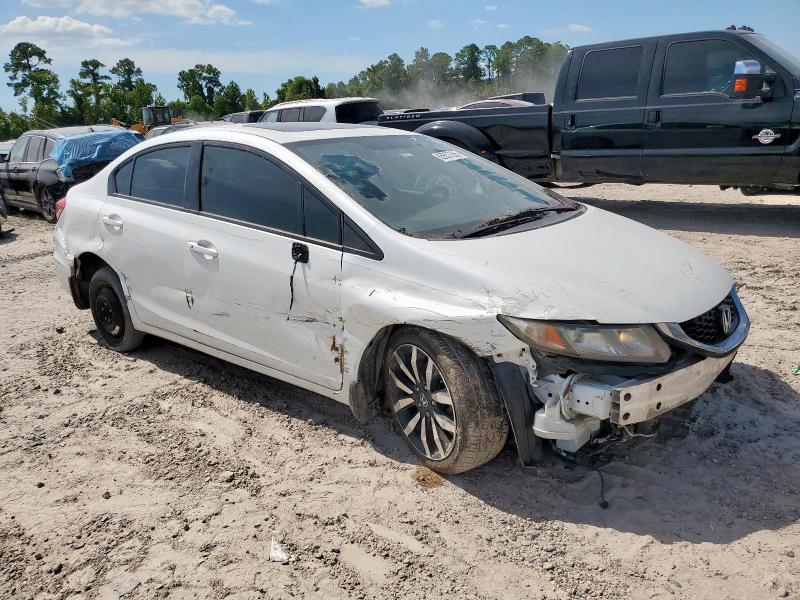 19XFB2F97FE041280 - 2015 HONDA CIVIC EXL WHITE photo 4