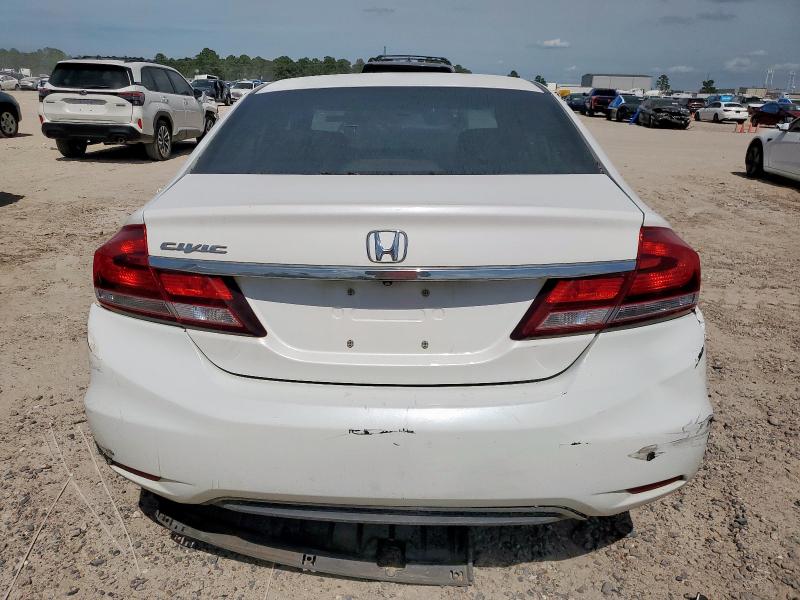 19XFB2F97FE041280 - 2015 HONDA CIVIC EXL WHITE photo 6