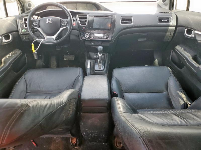 19XFB2F97FE041280 - 2015 HONDA CIVIC EXL WHITE photo 8