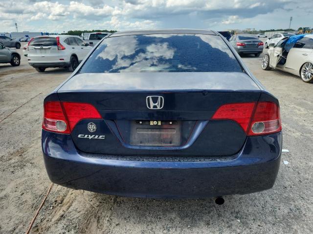 1HGFA16868L033218 - 2008 HONDA CIVIC EX BLUE photo 6