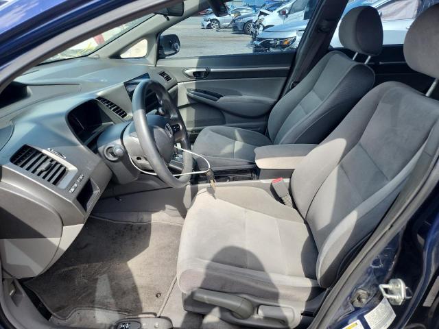 1HGFA16868L033218 - 2008 HONDA CIVIC EX BLUE photo 7