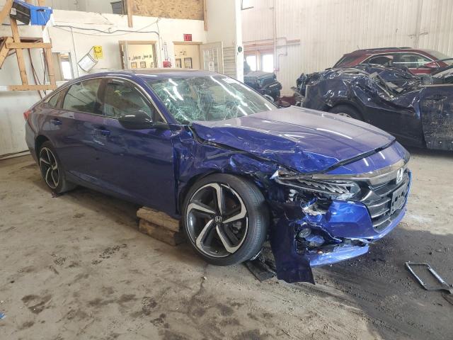 1HGCV2F36NA012071 - 2022 HONDA ACCORD SPORT Bleu photo 4