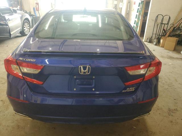 1HGCV2F36NA012071 - 2022 HONDA ACCORD SPORT Bleu photo 6