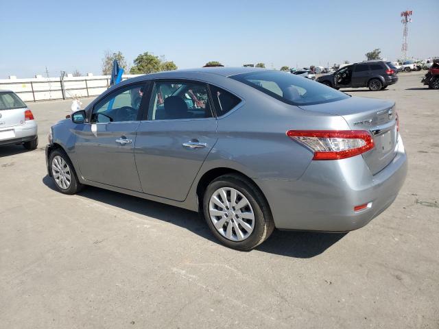 3N1AB7APXEY330635 - 2014 NISSAN SENTRA S SILVER photo 2